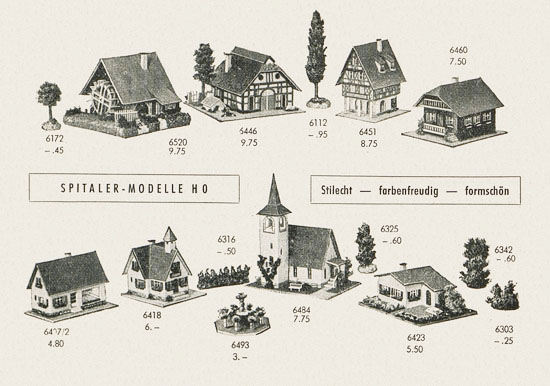 Kibri Modell-Prospekt Seit 60 Jahren Qualitätsspielwaren 1955