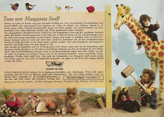 Seite 2 Margarete Steiff Katalog KAD 68 1968