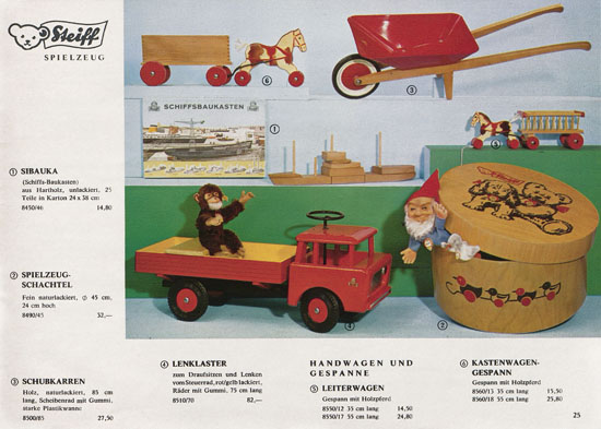 Seite 25 Margarete Steiff Katalog KAD 68 1968