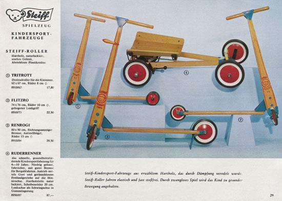 Seite 29 Margarete Steiff Katalog KAD 68 1968