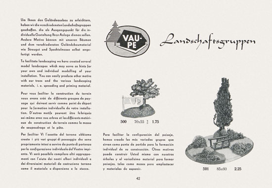 Vau-Pe Katalog 1959