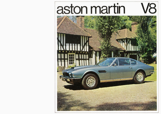 Brochure Aston Martin V8 1972