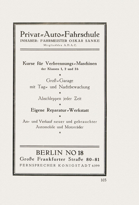 Autolehrbuch Ing. Schmidt 1928