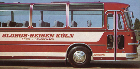 Prospekt Büssing Reisebusse 1964