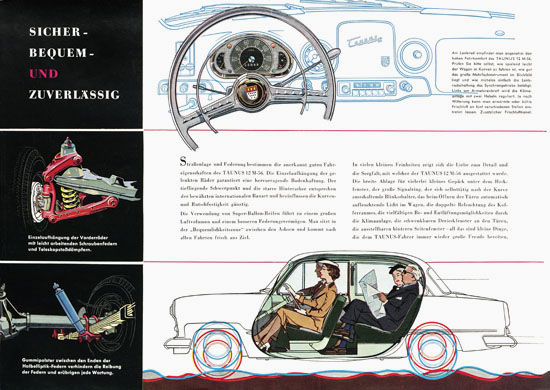 Prospekt Ford Taunus 12 M 1956