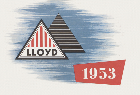 Lloyd Katalog 1953