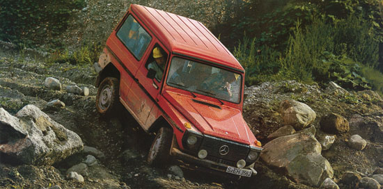 Prospekt Mercedes Benz G-Klasse 1982