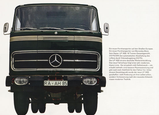 Prospekt Mercedes-Benz LP 1620 1965