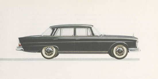 Prospekt Mercedes Benz Personenwagen 1959