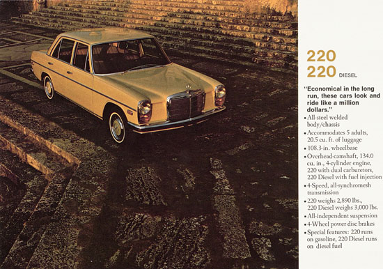 Brochure Mercedes Benz of North America 1967