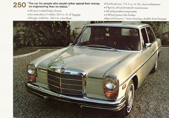 Brochure Mercedes Benz of North America 1967