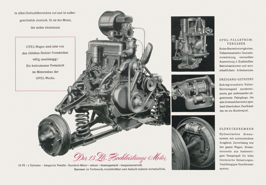 Prospekt Opel Olympia 1951