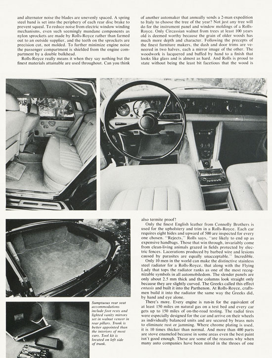 Road Test Rolls-Royce Silver Shadow 1976