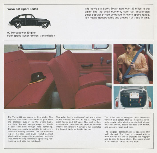 Brochure Volvo 544 1963