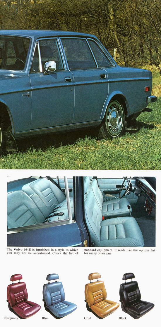 Brochure Volvo cars 1972