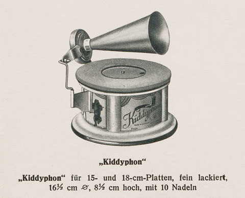 Bing Modell Kiddyphon, Judend-Sprechmaschine Kiddyphone