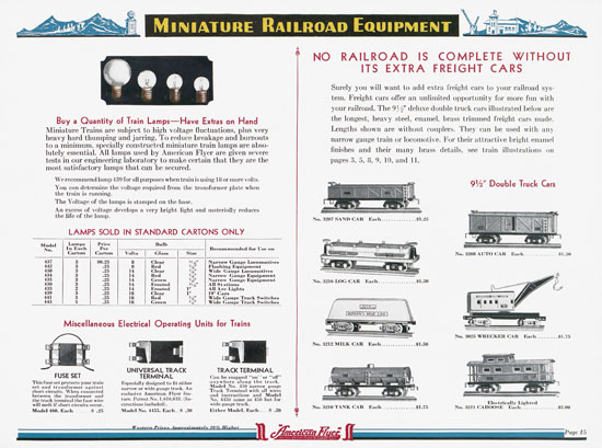 American Flyer Katalog 1936