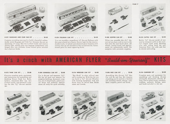 American Flyer Trains catalogue 1941