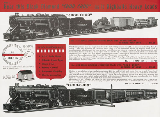 American Flyer Trains catalogue 1941