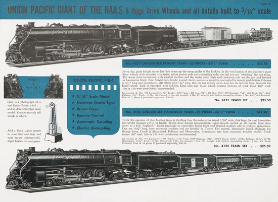 American Flyer Trains catalogue 1941