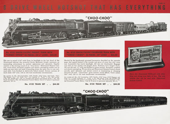 American Flyer Trains catalogue 1941