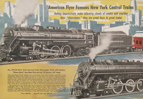 American Flyer catalog 1949