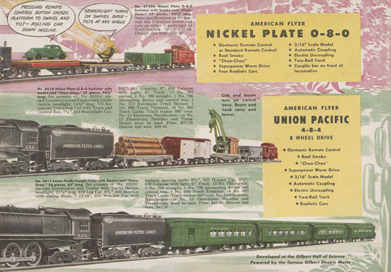 American Flyer catalog 1949