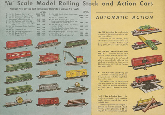 American Flyer catalog 1949