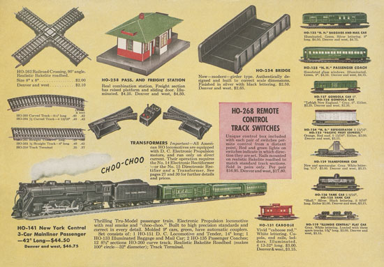 American Flyer catalog 1949