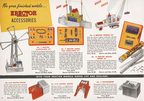 American Flyer Katalog 1950