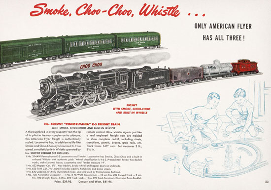 American Flyer Katalog 1950