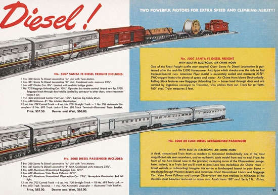 American Flyer Katalog 1950