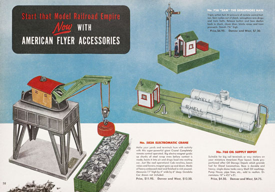 American Flyer Katalog 1950