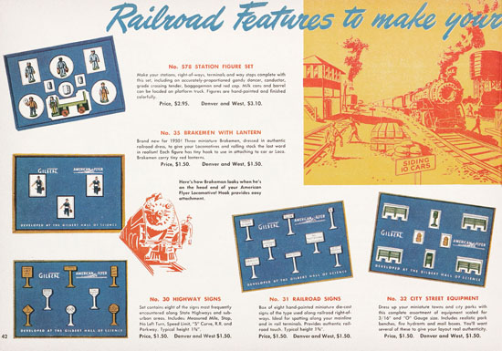 American Flyer Katalog 1950