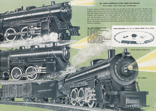 American Flyer Katalog 1952