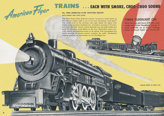 American Flyer Katalog 1952