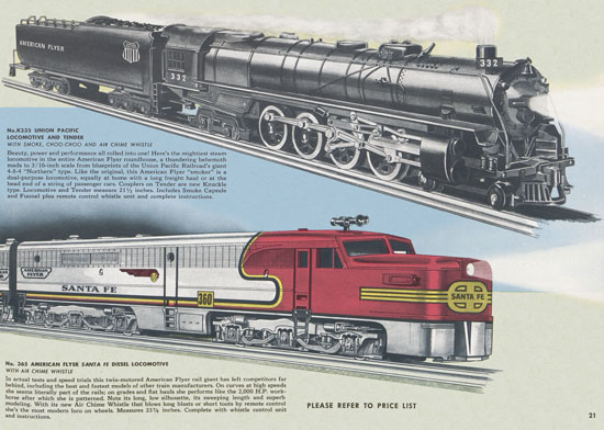 American Flyer Katalog 1952