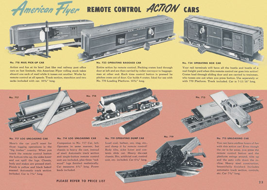 American Flyer Katalog 1952