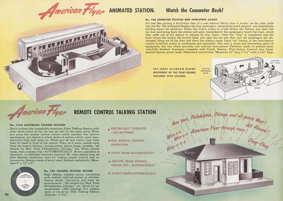 American Flyer Katalog 1952