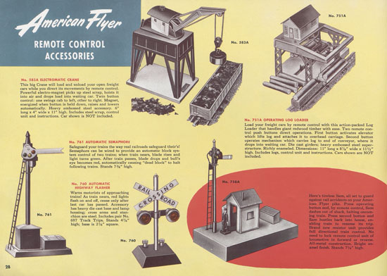 American Flyer Katalog 1952