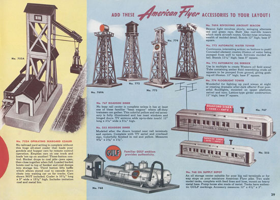 American Flyer Katalog 1952