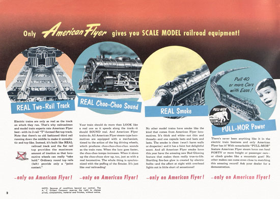 American Flyer Katalog 1953