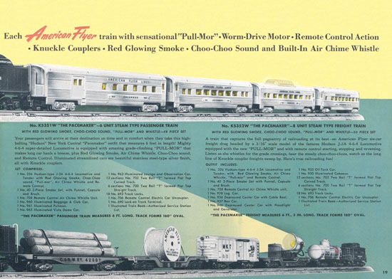 American Flyer Katalog 1953