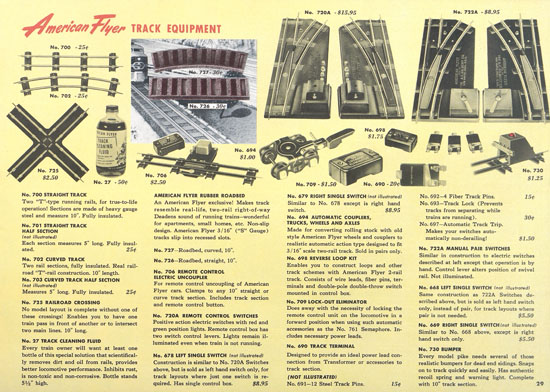 American Flyer Katalog 1953