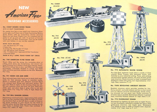 American Flyer Katalog 1953