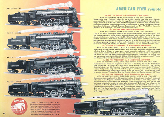 American Flyer Katalog 1953