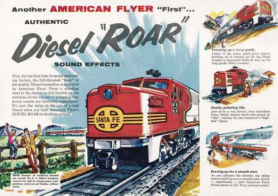 American Flyer Katalog 1955