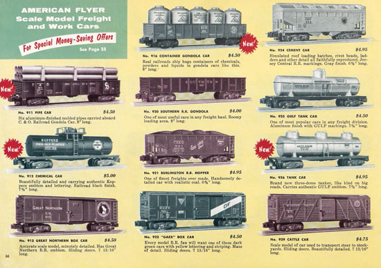 American Flyer Katalog 1955