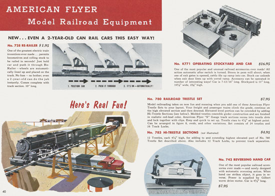 American Flyer Katalog 1956