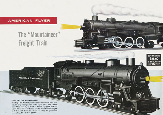 American Flyer Trains Katalog 1957